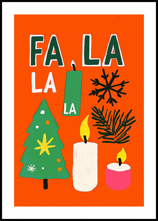 Festliches Cheer-Burst-Poster