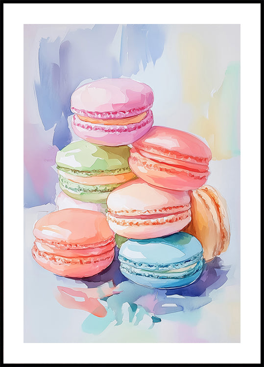Bunte Macarons