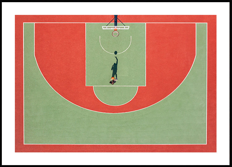 Schatten-Basketball-Poster