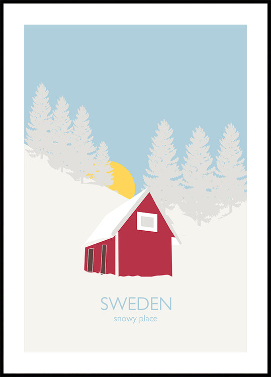 Schweden-Plakat