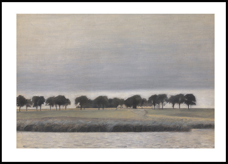 Studie für Solregn Gentofte Lake Poster - Posterbox.dk