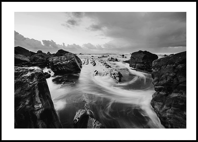 Stones On The Coast Poster - Posterbox.dk