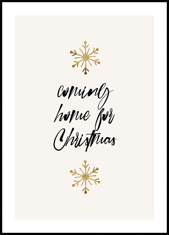 Poster „Zuhause, süßes Zuhause“.