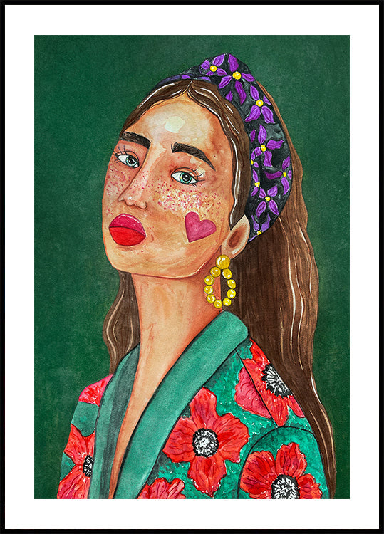 Mädchen mit Haarband