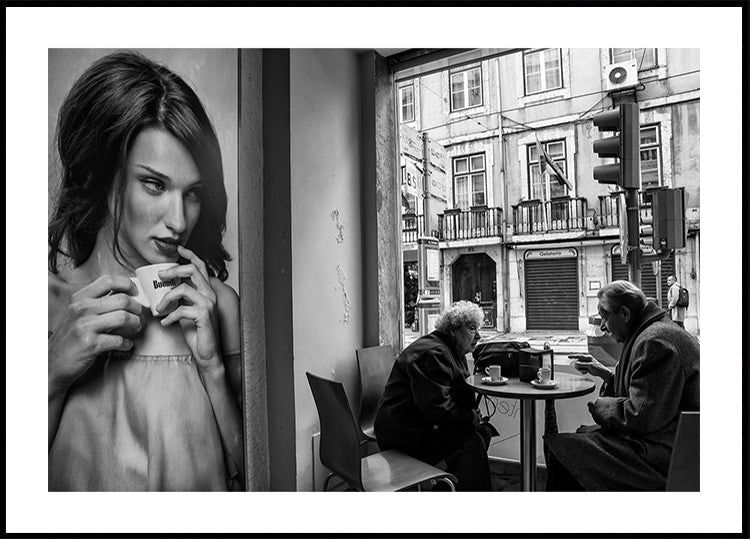 Poster „Kaffeegespräche“.