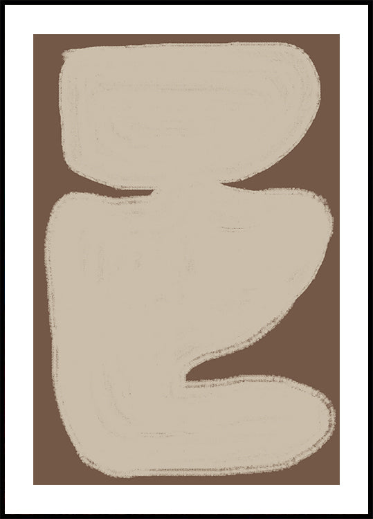 Abstraktes Flüstern-Poster