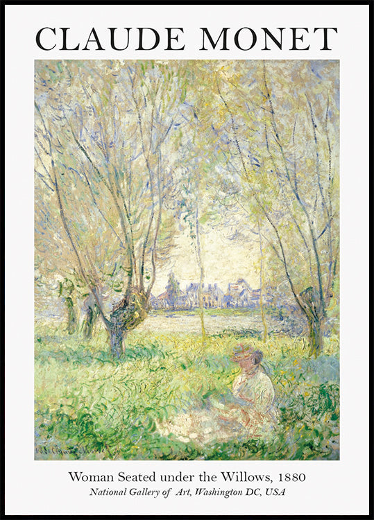Monet Willows Poster - Posterbox.dk