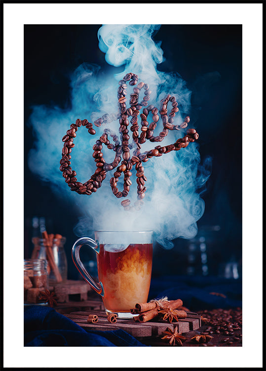 Riechen Sie den Kaffee