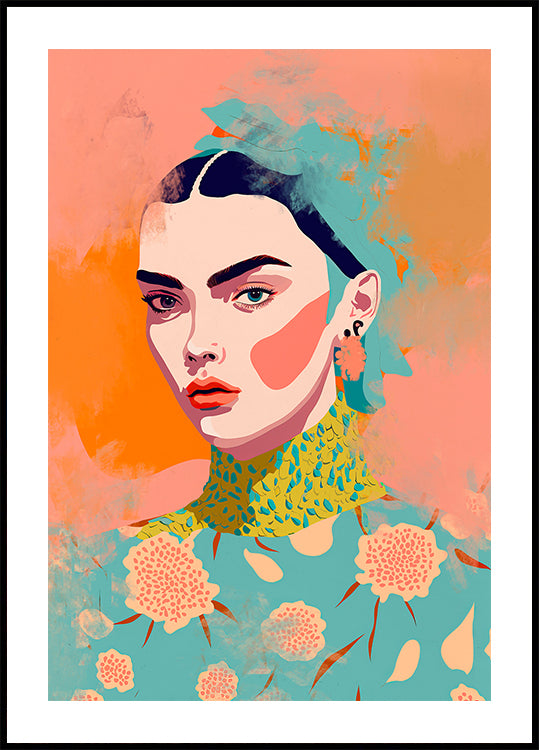 Lebendiges Eleganz-Poster