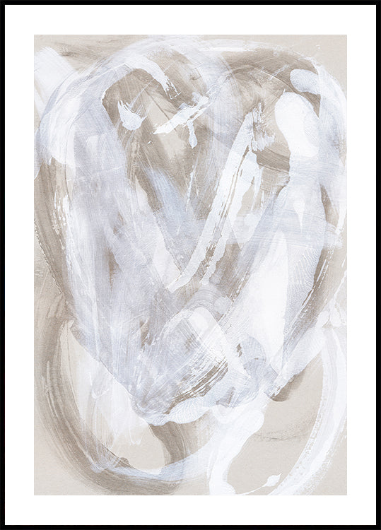 Abstrakte Pinselstriche 146 Poster