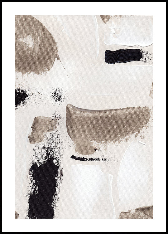 Abstraktes Swipes-Poster