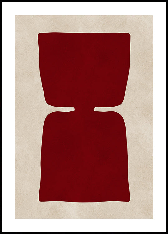 Organisches und abstraktes 4-Poster