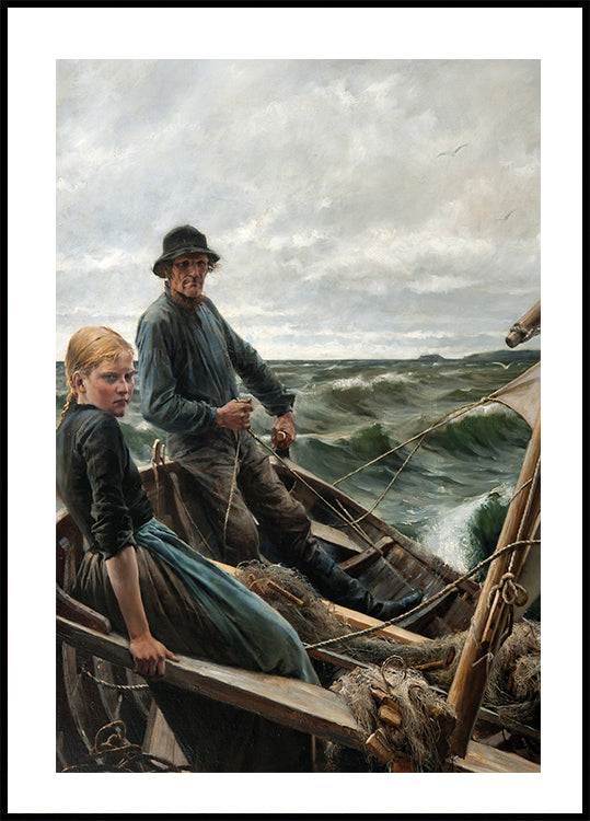 At Sea von Albert Edelfelt Poster - Posterbox.dk