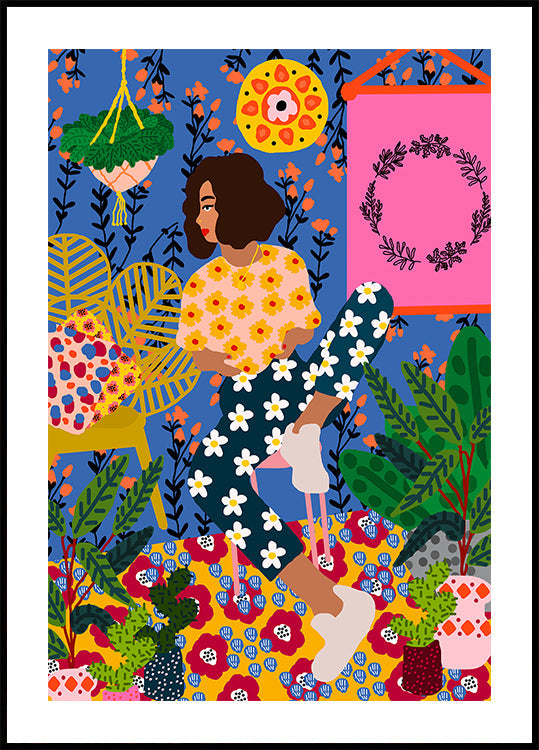 Blumen-Retreat-Mädchen