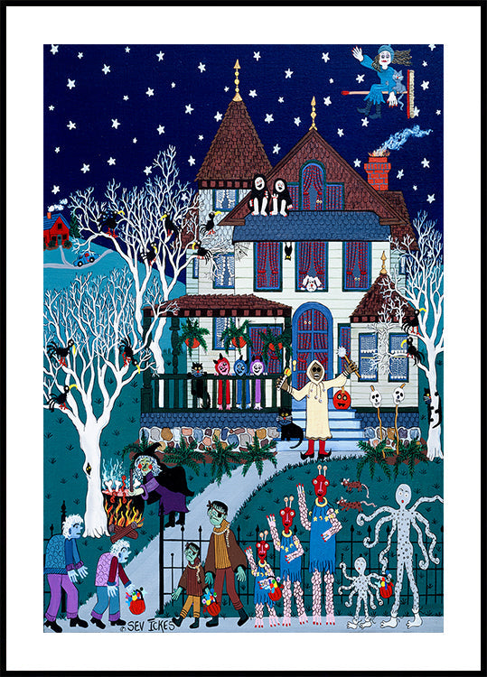 Poster „Monströse Heiterkeit“.