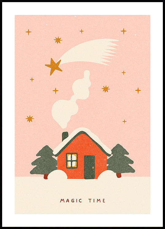 Eine magische Zeit zu Weihnachten Poster