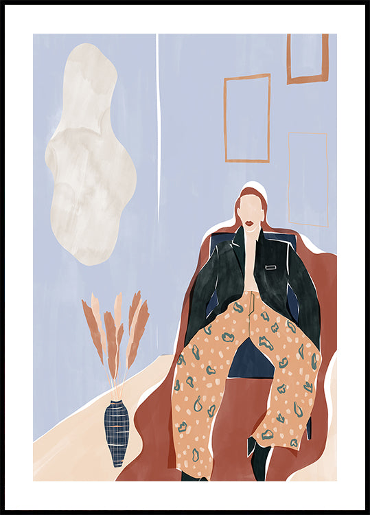 Verträumtes Lavendel-Poster