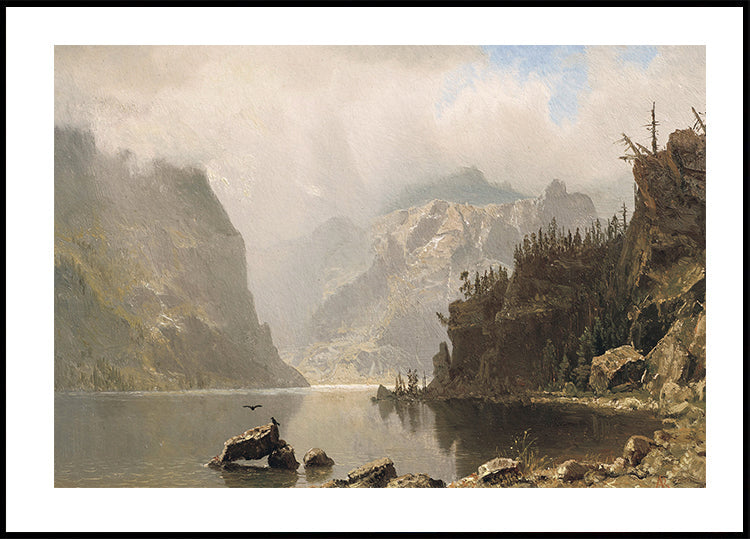 Westernlandschaft von Albert Bierstadt Poster - Posterbox.dk