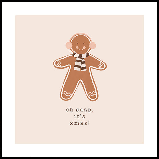 Oh Snap, es ist Weihnachtsplakat