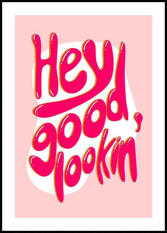 Gut aussehendes Poster