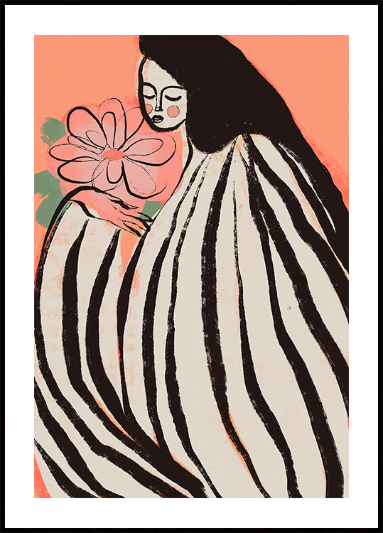 Ein stiller Moment (Pfirsich) Poster