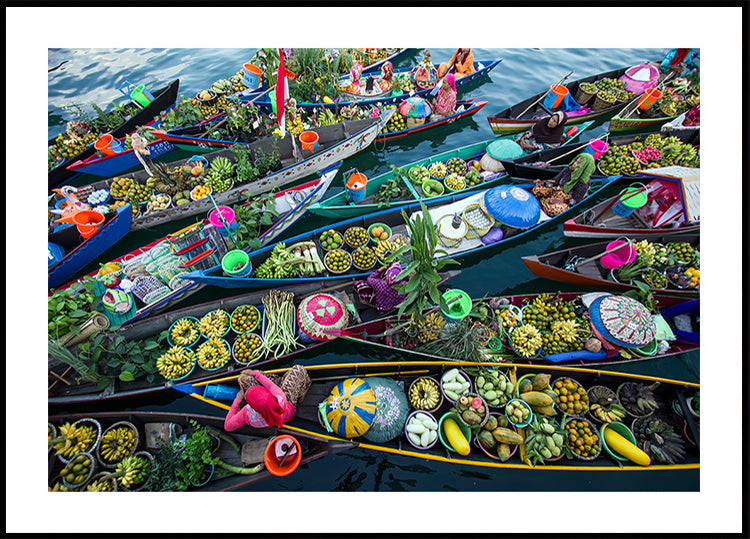 Schwimmender Markt von Banjarmasin