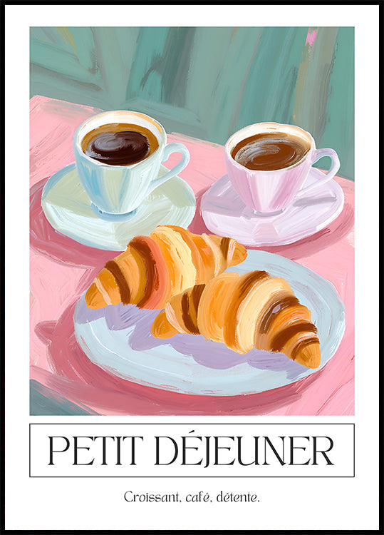 Petit dejeuner Poster