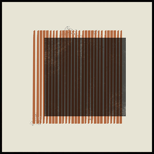 Gestreiftes Enigma-Poster