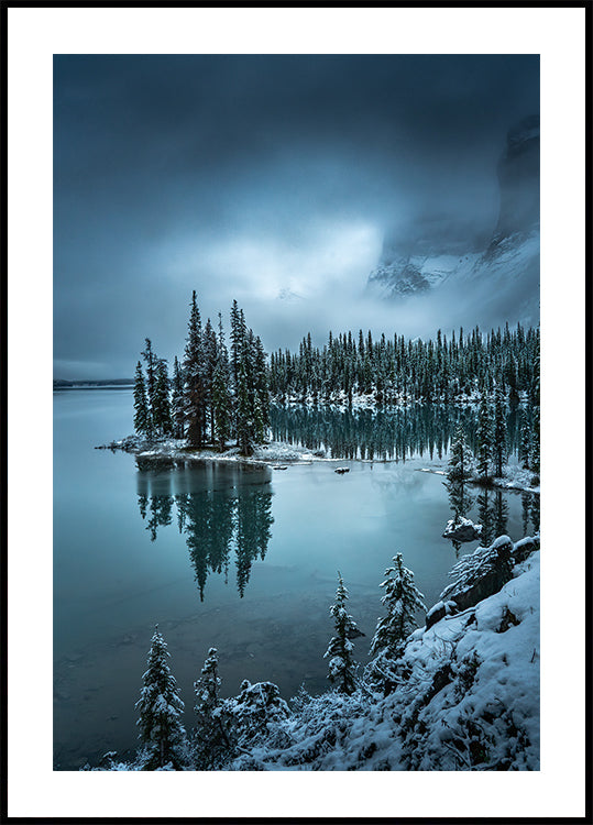 Ein stimmungsvolles Morgenposter