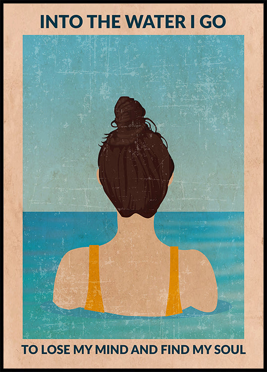 Ins Wasser (brünett)