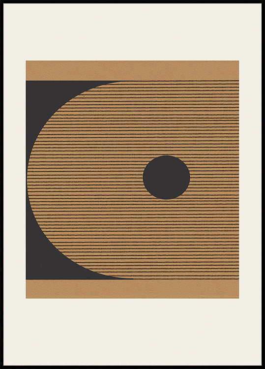 Geometrisches Eclipse-Poster