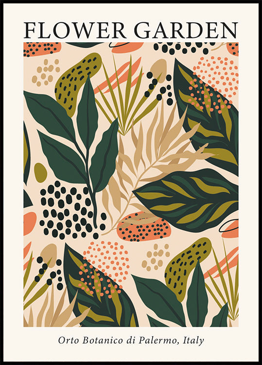 Blumengarten Palermo Poster - Posterbox.dk