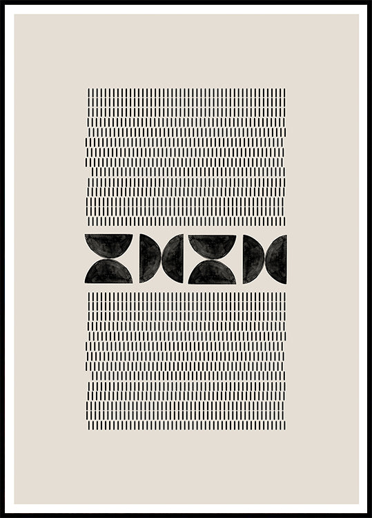 Geometrisches Harmonie-Poster