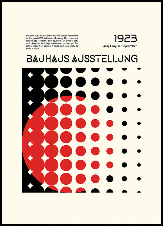 Bauhaus-Ausstellungsplakat