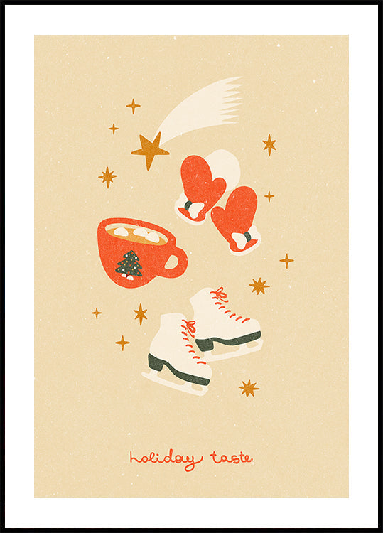 Urlaubsgeschmack-Poster