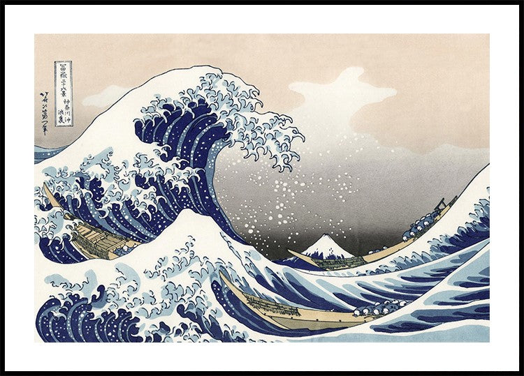 Die große Welle vor Kanagawa Poster - Posterbox.dk