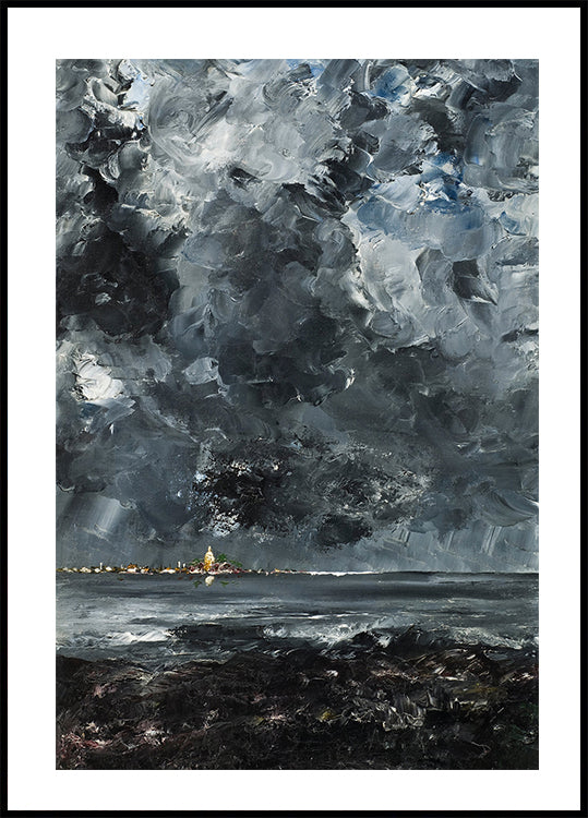 Die Stadt von August Strindberg Poster - Posterbox.dk