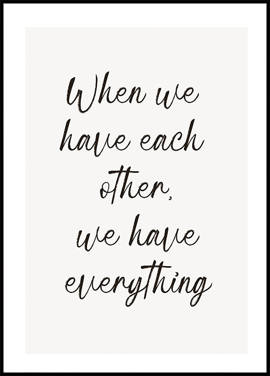 Wenn wir Poster haben - Posterbox.no