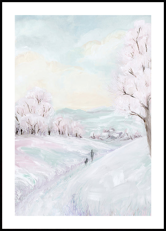 Der Winterspaziergang Poster