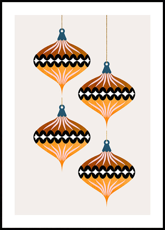 Weihnachtskugeln (Vers.1) Poster