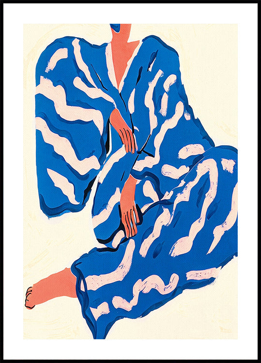 Porträt-Indigoreverie-Poster