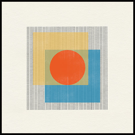 Geometrisches Harmonie-Poster