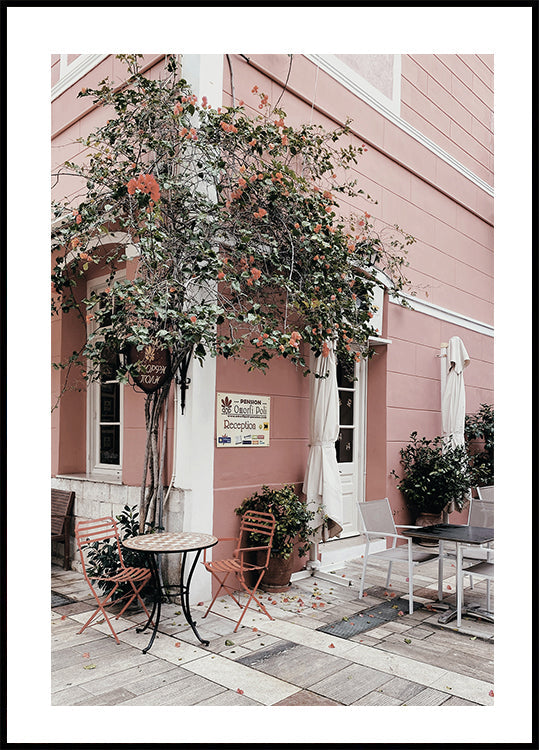 Cozy Streetview On Nafplio Poster - Posterbox.dk