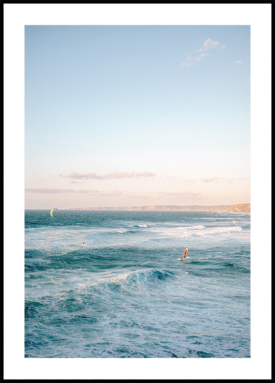 Poster zum Windsurfen an der Algarve
