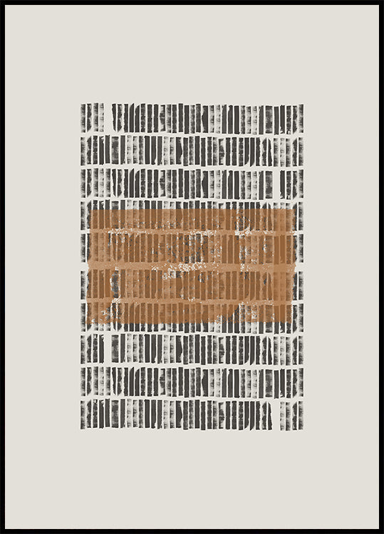 Muster im Kontrast Poster