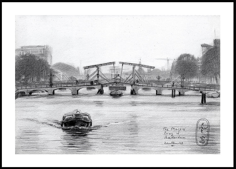 Die Magere Brug in Amsterdam – 23.11.09 Poster