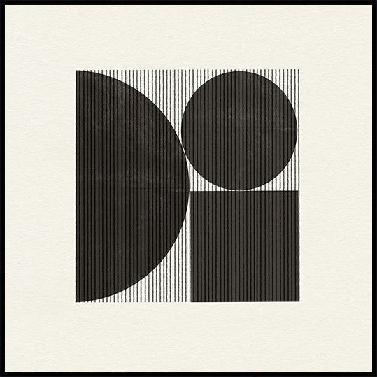 Geometrisches synchrones Poster