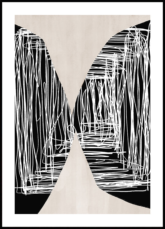 Monochromes Labyrinth