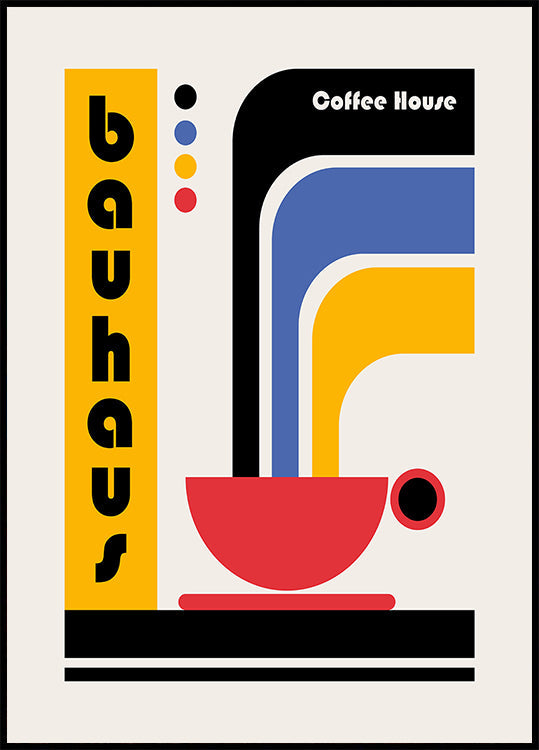Bauhaus-Kaffeehaus-Plakat
