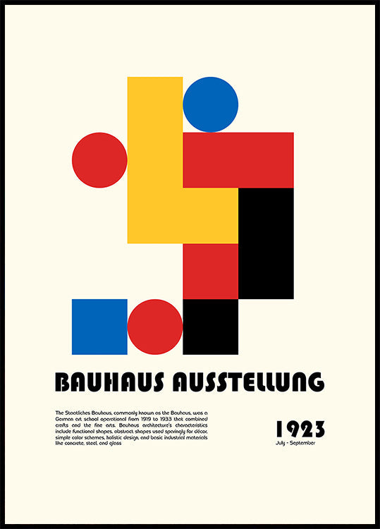 Bauhaus-Ausstellungsplakat